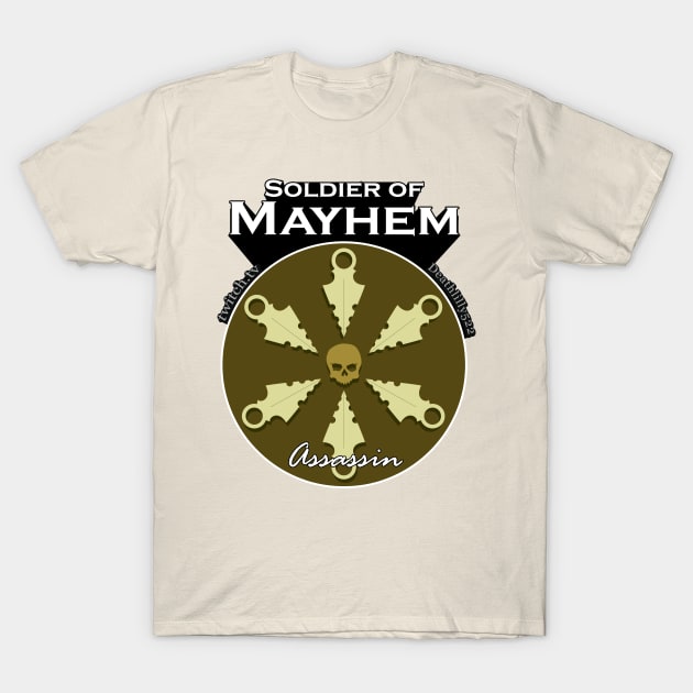 Mayhem Soldier Series: Assassin T-Shirt by Deathlilly522